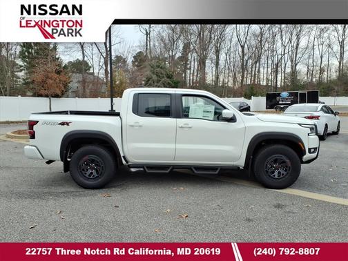 Glacier White 2026 Nissan Frontier PRO-4X