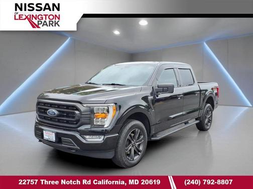 AGATE BLACK METALLIC 2022 Ford F-150 XLT
