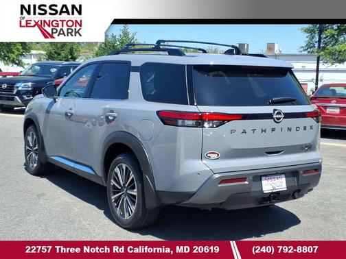 Boulder Gray Pearl 2026 Nissan Pathfinder Platinum