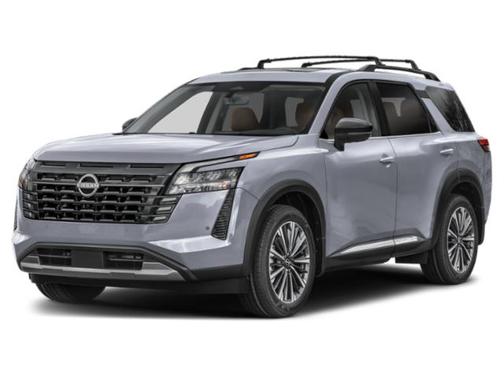 Boulder Gray Pearl 2026 Nissan Pathfinder Platinum