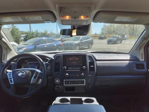 Glacier White 2021 Nissan Titan S