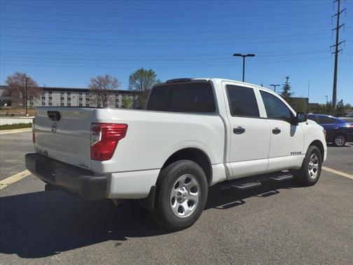 Glacier White 2021 Nissan Titan S