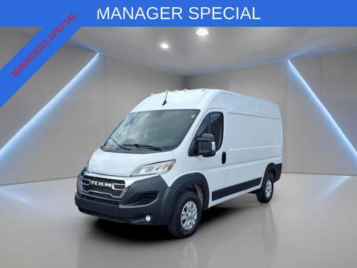 Bright White Clearcoat 2024 RAM ProMaster 3500 High Roof