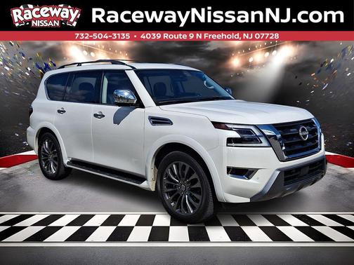 Aspen White Tricoat 2024 Nissan Armada Platinum 4WD