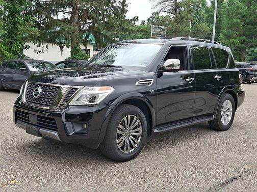 Super Black 2019 Nissan Armada Platinum