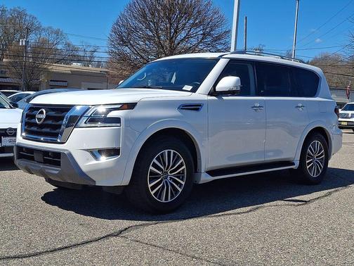 Aspen White Tricoat 2024 Nissan Armada SL 4WD