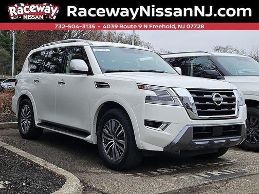 Aspen White Tricoat 2024 Nissan Armada SL 4WD