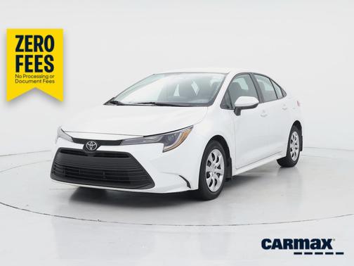 White 2025 Toyota Corolla LE