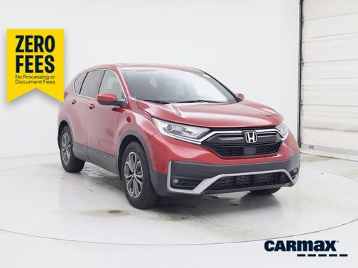 Red 2021 Honda CR-V EX