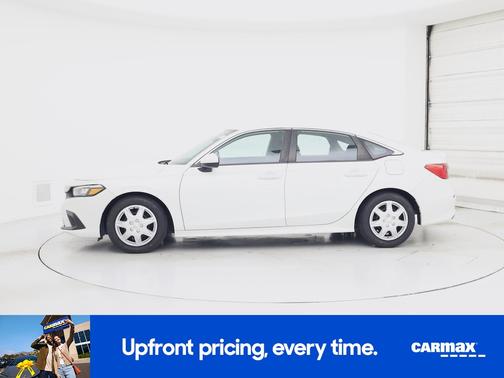 White 2022 Honda Civic LX