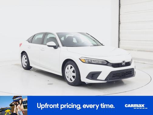 White 2022 Honda Civic LX