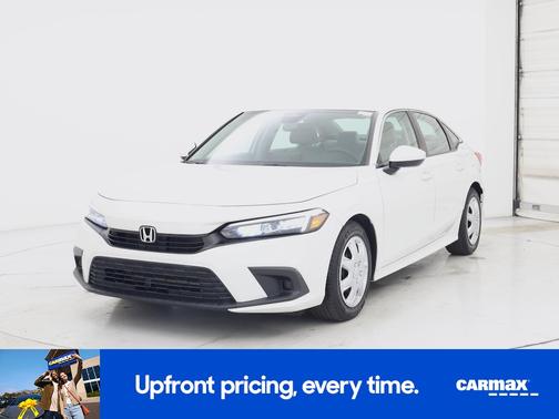 White 2022 Honda Civic LX