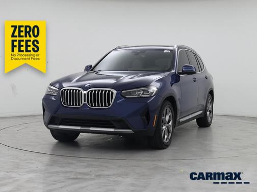 Blue 2022 BMW X3 sDrive30i