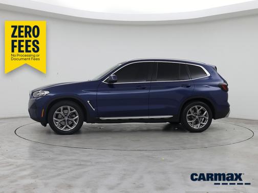 Blue 2022 BMW X3 sDrive30i