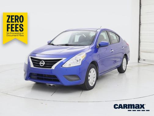 Blue 2016 Nissan Versa SV