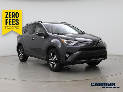 Gray 2018 Toyota RAV4 XLE