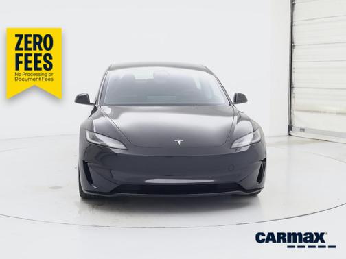 Black 2025 Tesla Model 3 Performance
