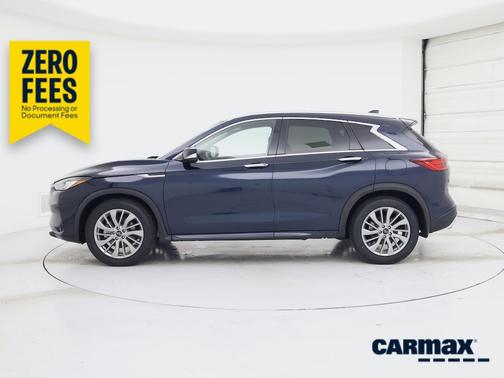 Blue 2023 INFINITI QX50 Luxe