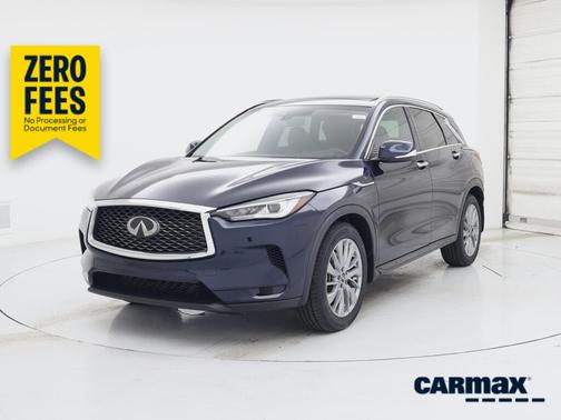 Blue 2023 INFINITI QX50 Luxe