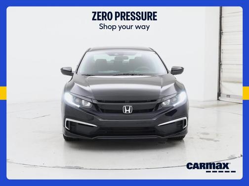 Black 2020 Honda Civic LX