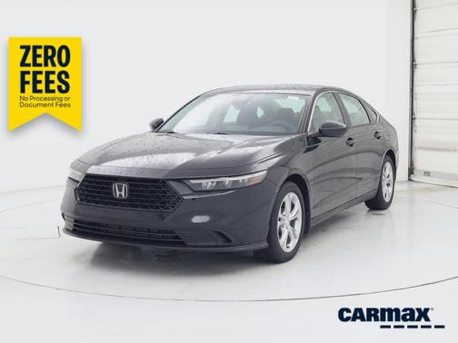 Black 2023 Honda Accord LX