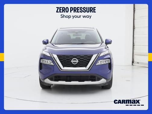 Blue 2023 Nissan Rogue Platinum
