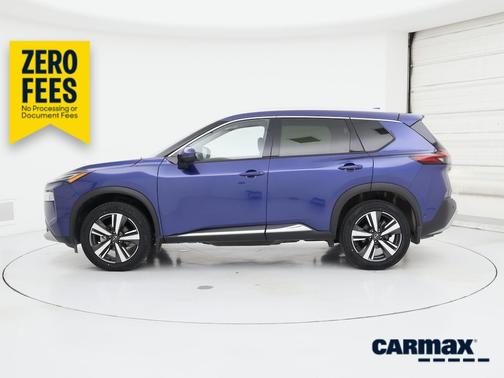 Blue 2023 Nissan Rogue Platinum
