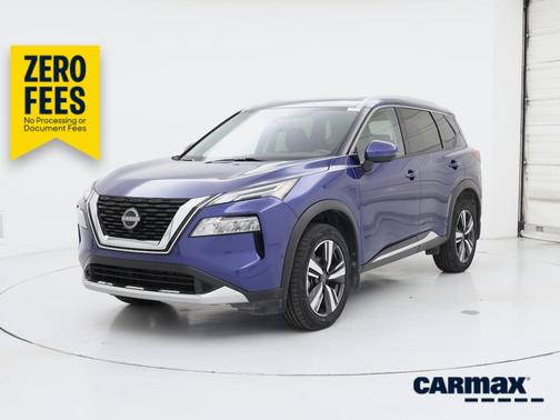 Blue 2023 Nissan Rogue Platinum