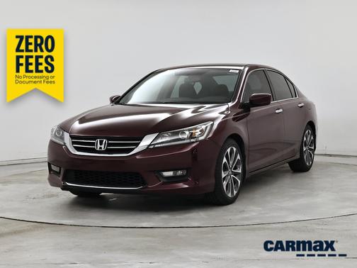 Burgundy 2015 Honda Accord Sport