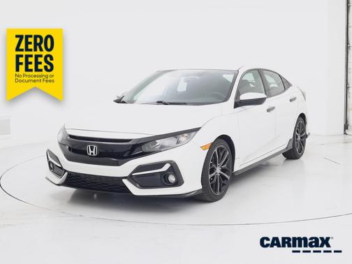 White 2021 Honda Civic Sport
