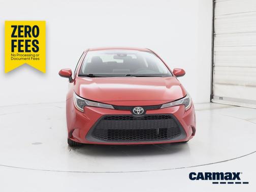 Red 2020 Toyota Corolla LE