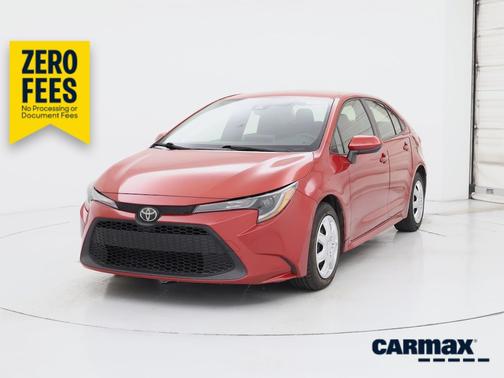 Red 2020 Toyota Corolla LE