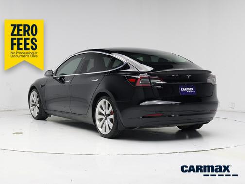 Black 2019 Tesla Model 3 Performance