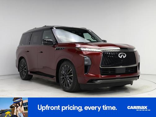 Burgundy 2025 INFINITI QX80 Autograph