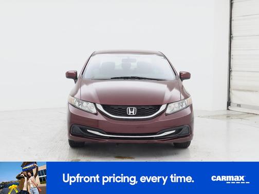 Red 2014 Honda Civic LX