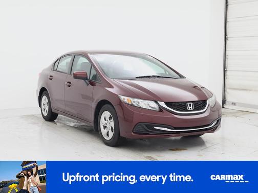 Red 2014 Honda Civic LX