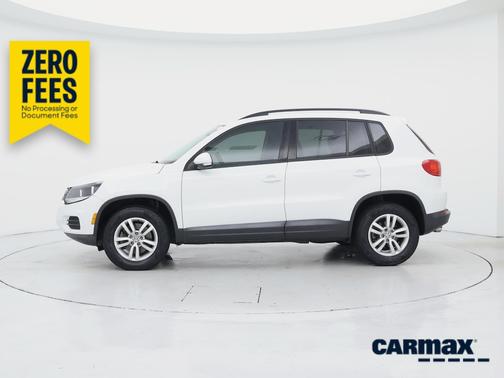 White 2016 Volkswagen Tiguan S