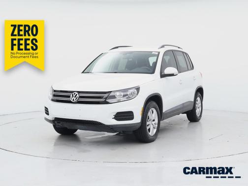 White 2016 Volkswagen Tiguan S