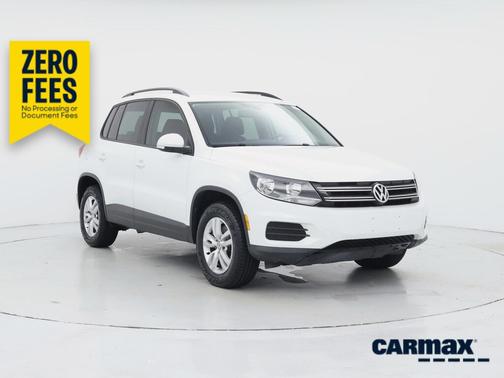 White 2016 Volkswagen Tiguan S