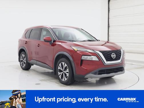 Red 2021 Nissan Rogue SV