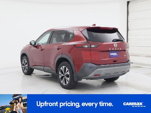 Red 2021 Nissan Rogue SV