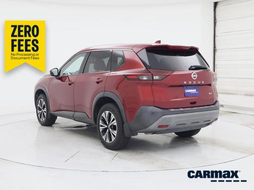 Red 2021 Nissan Rogue SV