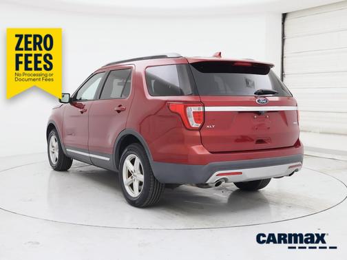 Red 2017 Ford Explorer XLT