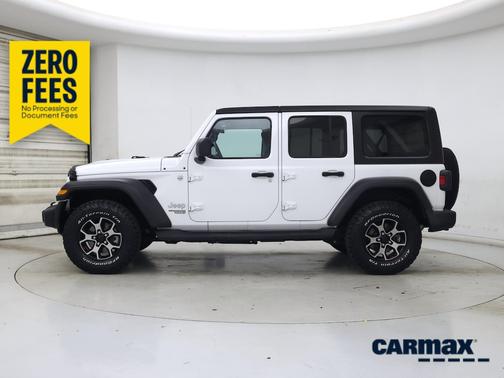 White 2021 Jeep Wrangler Unlimited Sport S