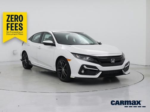 White 2020 Honda Civic Sport