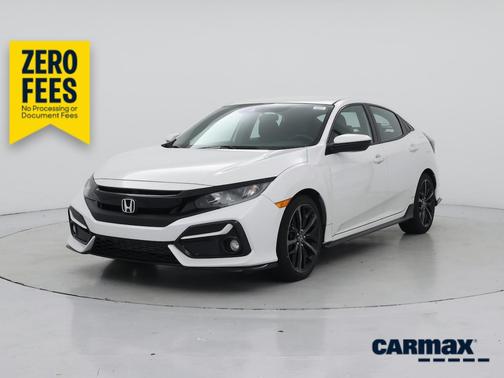 White 2020 Honda Civic Sport