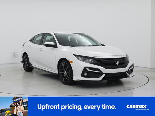 White 2020 Honda Civic Sport