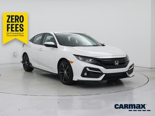 White 2020 Honda Civic Sport