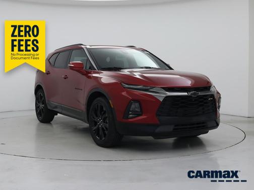 Red 2021 Chevrolet Blazer RS