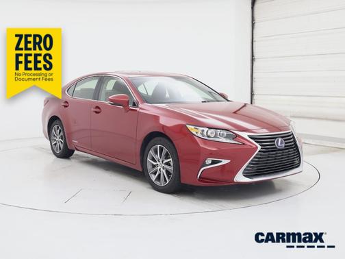 Red 2018 Lexus ES 300h